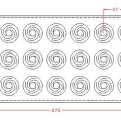 47 | Форма для шоколадных конфет "Классика" (275*135мм)