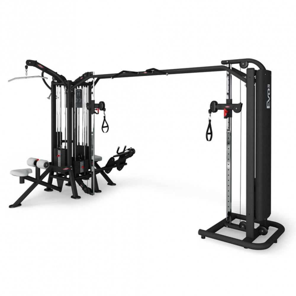 Многофункциональный тренажер PANNATA Fit Evo Jungle Machine Hlp + Adjustable Cable Station With Bar 1FE120-1FE124