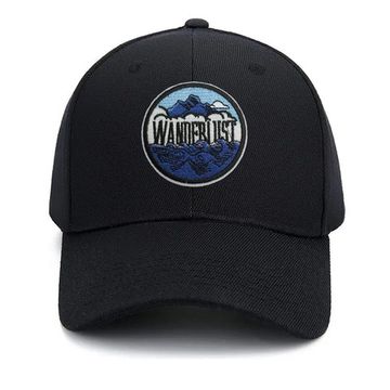 Нашивка термоаппликация на одежду и на рюкзак. Wanderlust