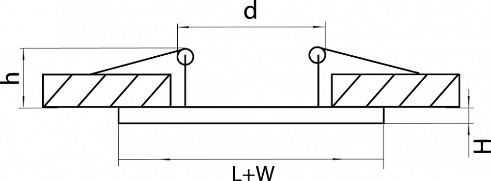 Рамка встраиваемая для светильника Lightstar Domino 214513