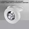 359411 OVER NT24 366 белый Светильник накладной/встраиваемый IP20 LED 5W 220V 4000K 240Лм GRODA