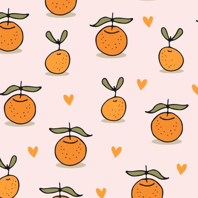 апельсины. сочный фон. абстрактные стилизованные фруктовый. оранжевые цвета. фрукты.апельсин. сердца