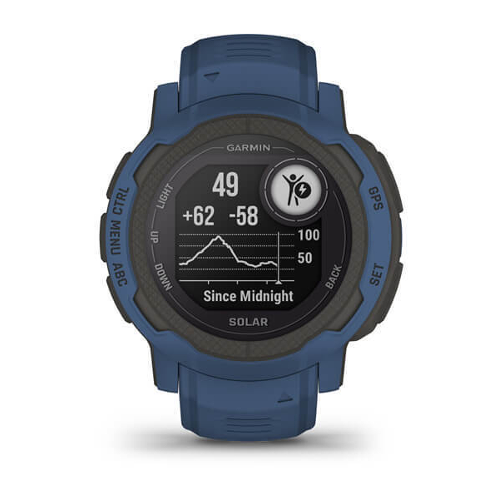 Умные часы Garmin Instinct 2 Solar синий