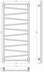 Сунержа Сирокко 1200х500