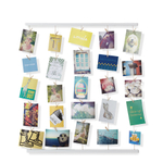 Панно для фотографий hangit, белое, 40 прищепок