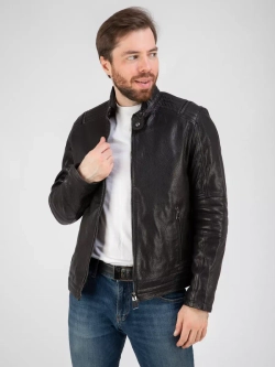 Куртка весна кожаная натуральная
