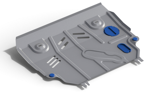 Защита картера и КПП Rival для Lexus NX 300h (V - 2.5 Hybrid) 2014-2017, штампованная, алюминий 3 мм, с крепежом, 333.3206.1