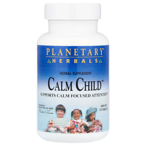 Planetary Herbals, Calm Child ™, 72 таблетки