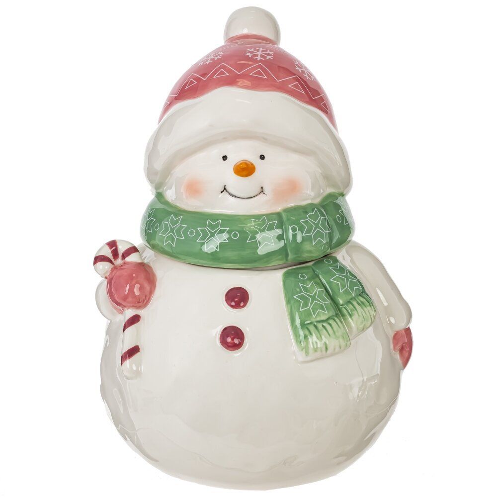 GAEM Конфетница "Снеговик", 900 мл, L14 W12 H20 см