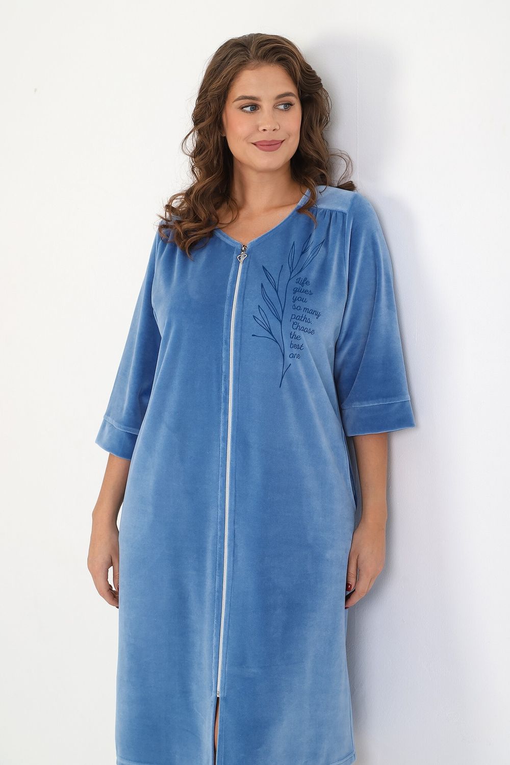 Халат Саломея Виотекс ИНДИГО