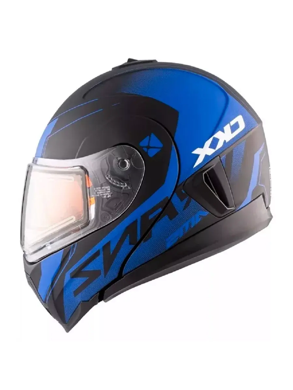 Шлем CKX TRANZ 1,5 Ams DL+EDL Caliber Matt blue XS