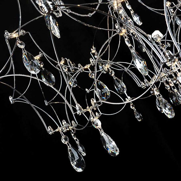 Подвесная светодиодная люстра Modelux Premium ML.7815.600P CH