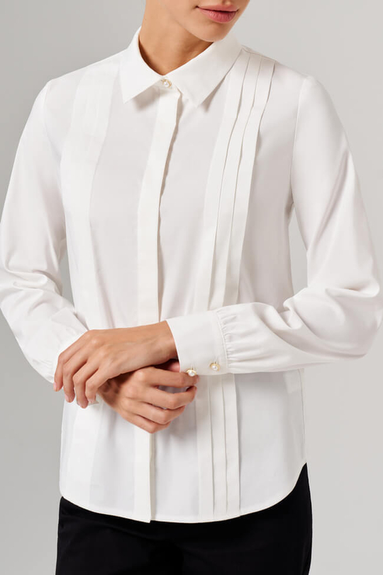 23158 Блузка женская (молочный)