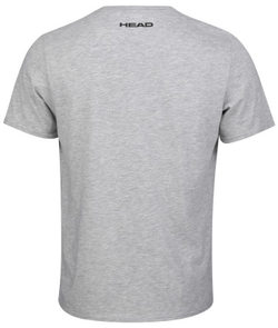 Футболка для мальчика теннисная Head Font T-Shirt B - grey melange