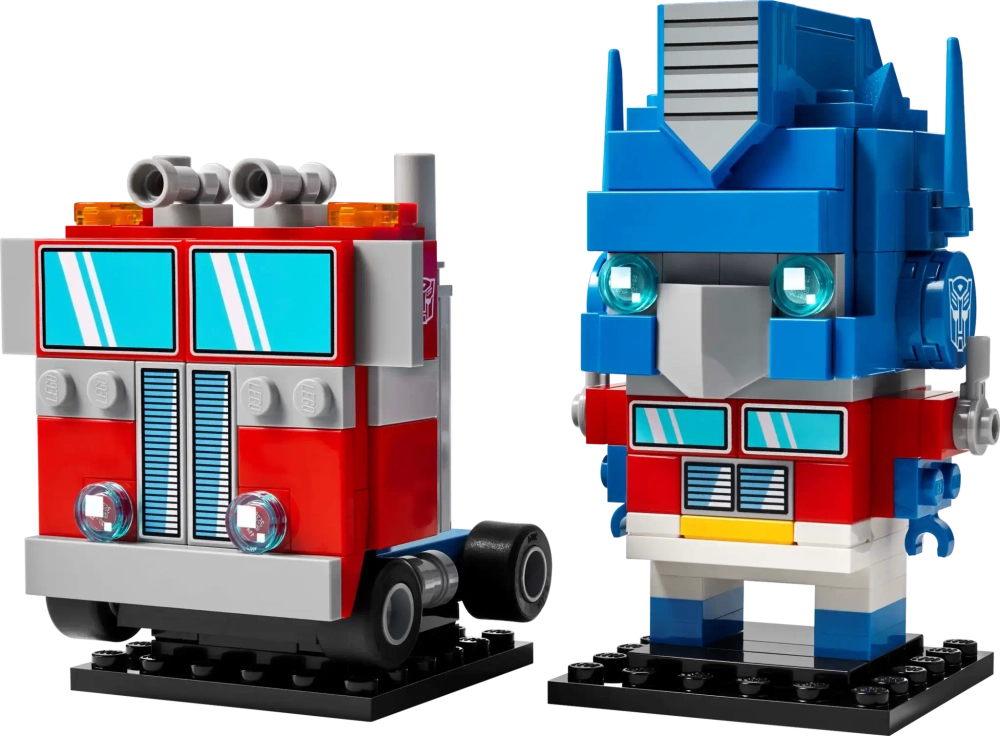 Конструктор LEGO BrickHeadz 40803 Робот и транспортное средство Оптимуса Прайма