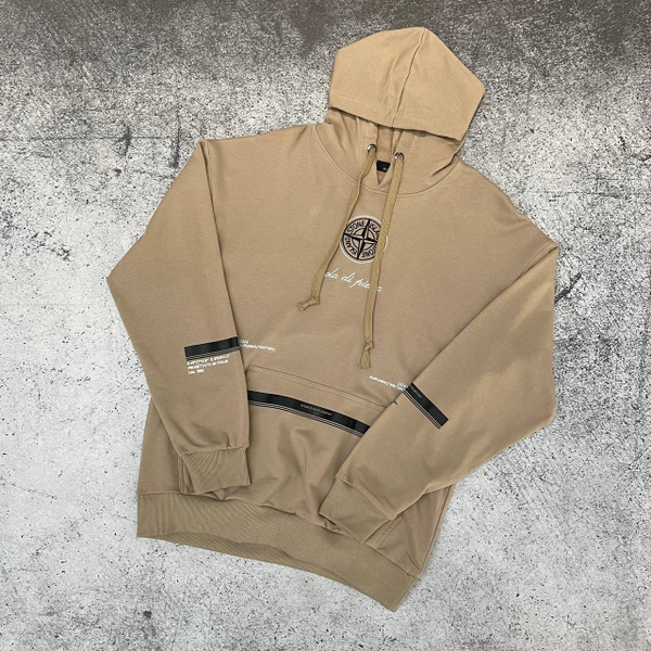 Худи Stone Island Isola Di Pietra beige