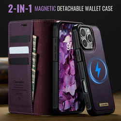 Чехол-кошелек CaseMe 2 in 1 MagSafe iPhone 16 ProMax