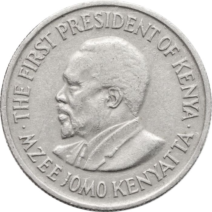 50 центов 1969-1978 Кения XF