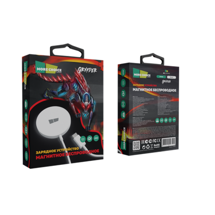 Беспроводное зарядное устройство 15W CW02S More Choice white