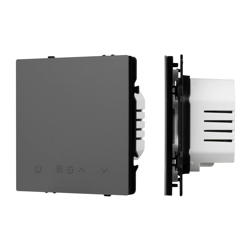 Терморегулятор SWT-NOBE-MTE-SFPL-GR (электрический тёплый пол) (Arlight, Серый базальт) 061902