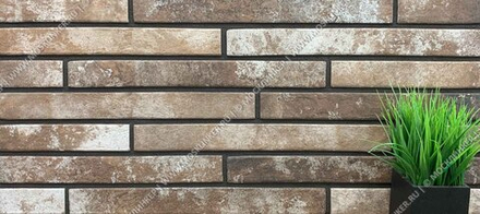 Ригельная плитка Rondine Harlem Red 450x48x9,5