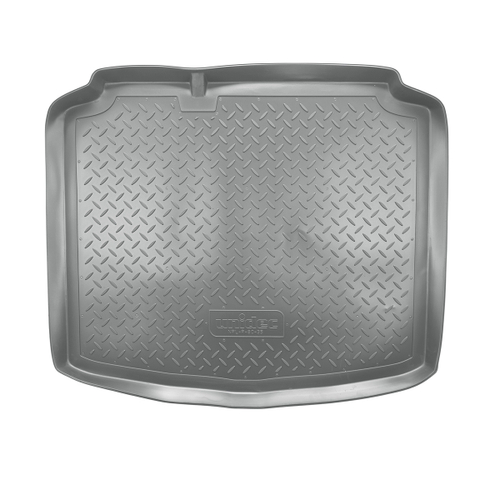 Коврик в багажник Norplast/Unidec для Seat Leon в кузове 1P1 HB (2005-2012) Серый, полиуретан, арт.NPL-P-80-35-G