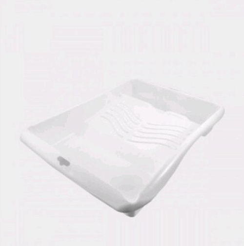 Ванночка маляр.  17*30см   Усилен.  белая серия B.W.  DEСOR/ 670-2211