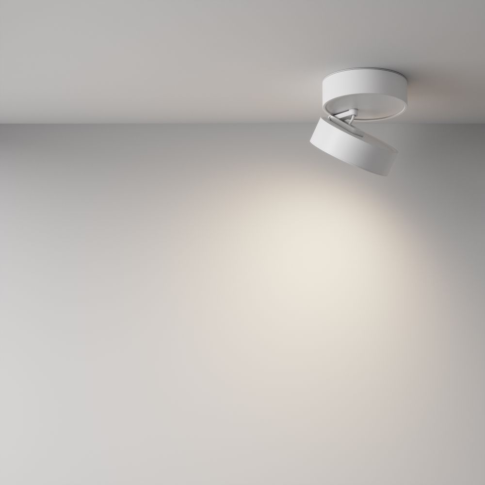 Спот светодиодный Maytoni Onda C024CL-18W4K-W-1