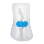 Прозрачный реалистичный мастурбатор 14,5см ToyFa Juicy Pussy Subtle Crystal 894004