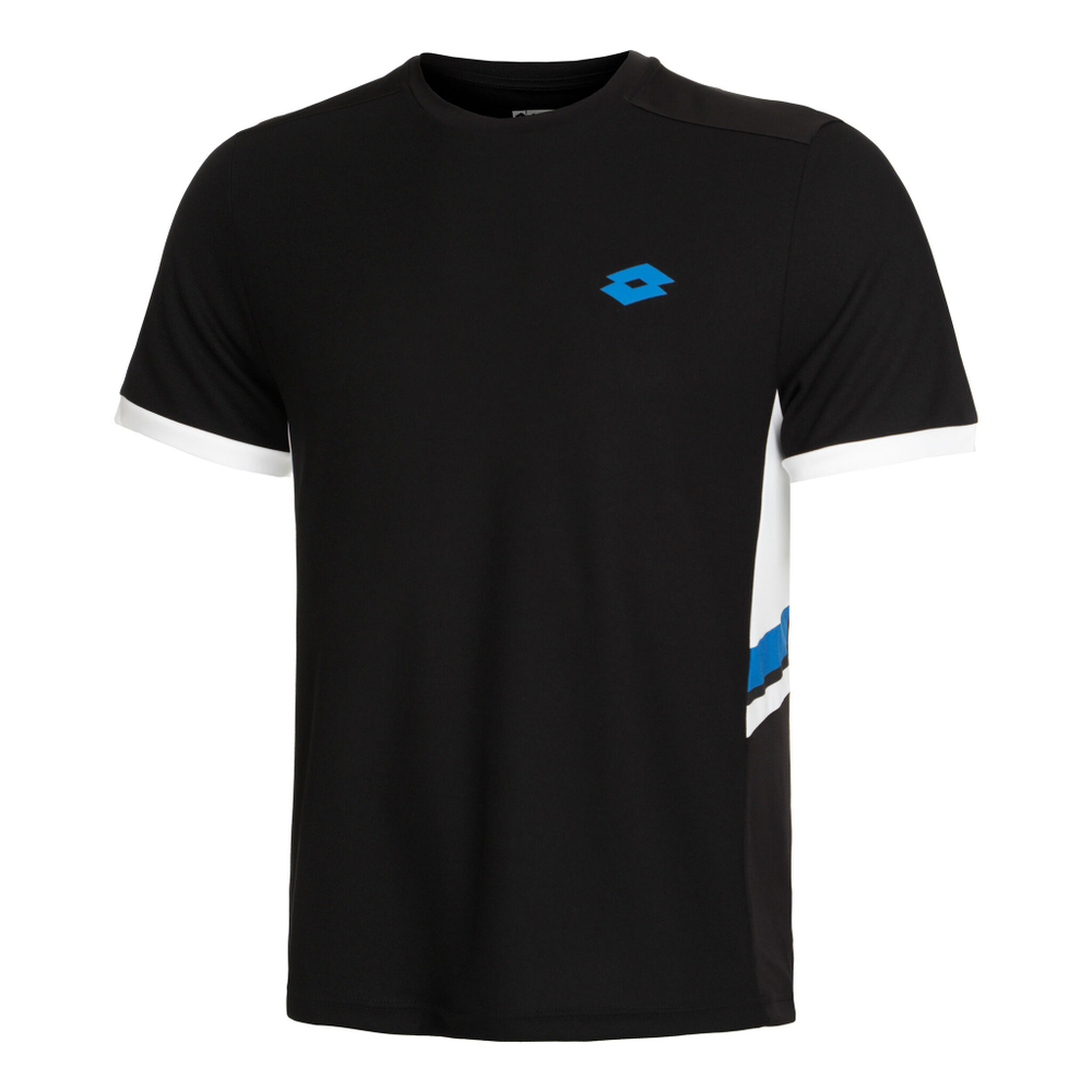 Мужское теннисное поло Lotto Squadra III T-Shirt Men - Black