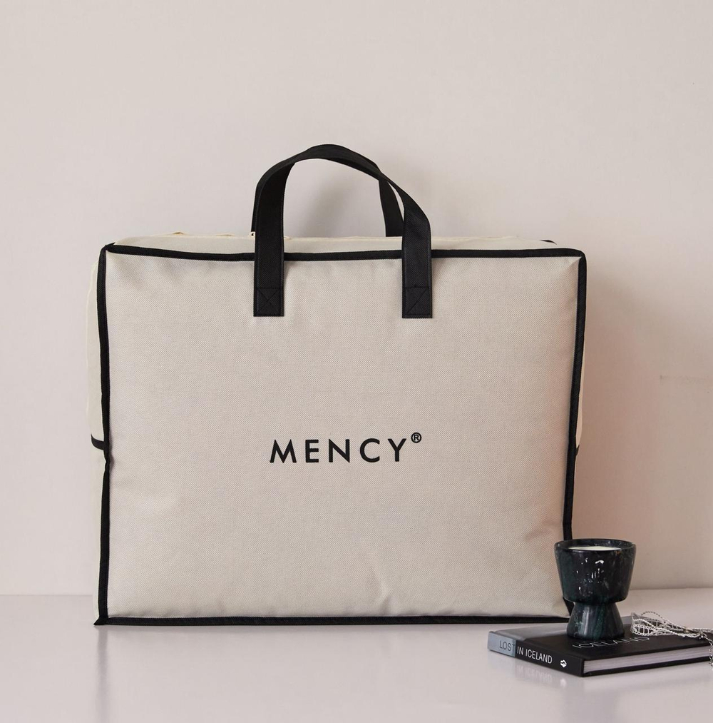 Комплект постельного белья с одеялом "Mency" Тенсель / Размер Евро / Коробка 21 расцветка