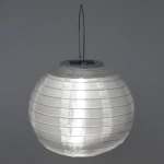 Светильник дачный на солн. батарее «Фонарик» 20 см, 1 LED, с подвесом, Белый