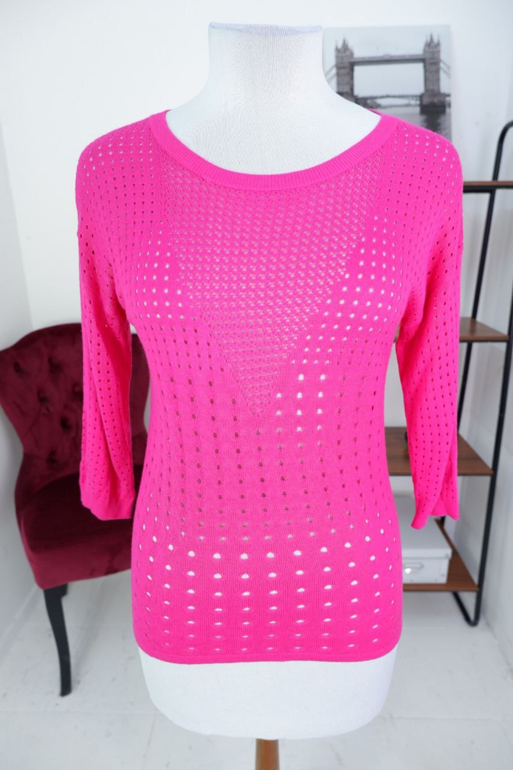 Джемпер Sela из вискозы яркий 44 размер