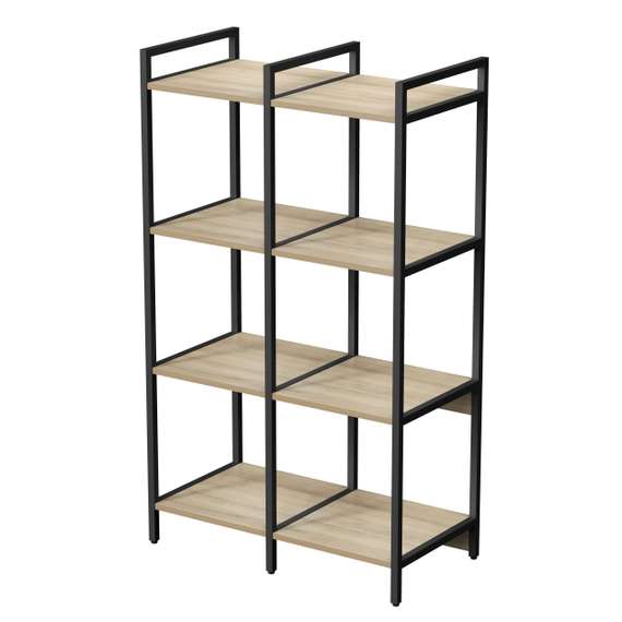 10ССД.4.400 Стеллаж средний двойной 4 полки, узкий (780*400*1328)