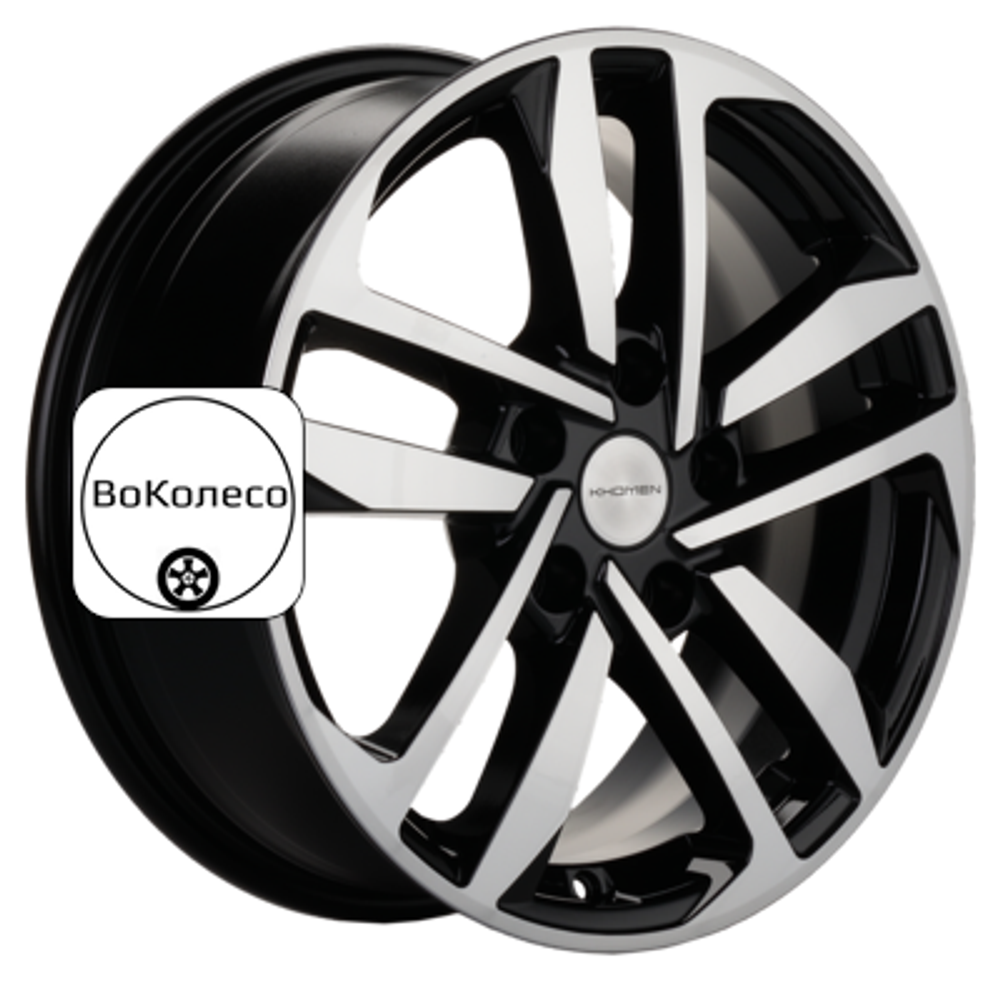 6,5x16/5x114,3 ET45 D60,1 KHW1612 (Toyota/Suzuki) Black-FP Khomen Wheels