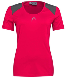 Женская теннисная футболка Head Club 22 Tech T-Shirt W - magenta