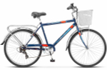 Велосипед 26" Stels Navigator-250 V Тёмно-синий (Корзинка)