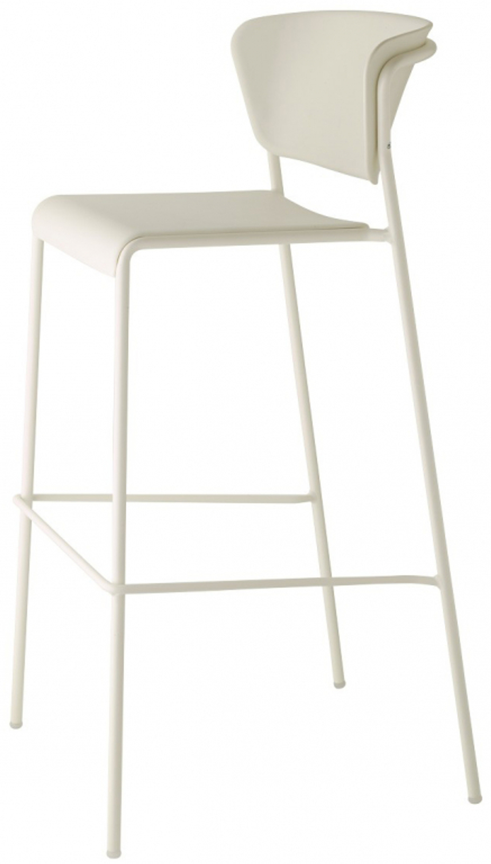 Стул барный пластиковый Scab Design Lisa Technopolymer, лен