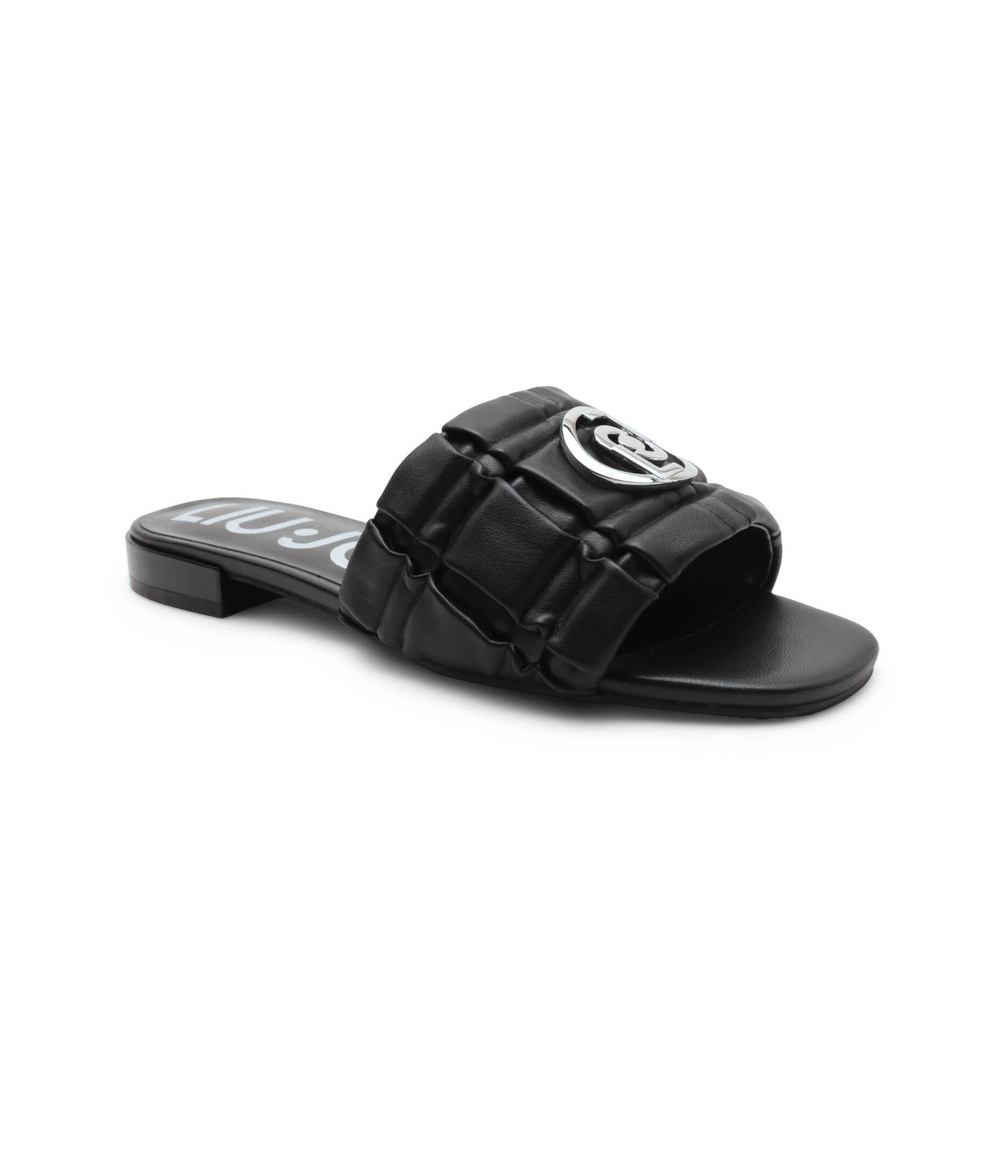 Шлепанцы кожаные astra 35 - slipper Liu Jo - черный(SA3019 EX014)