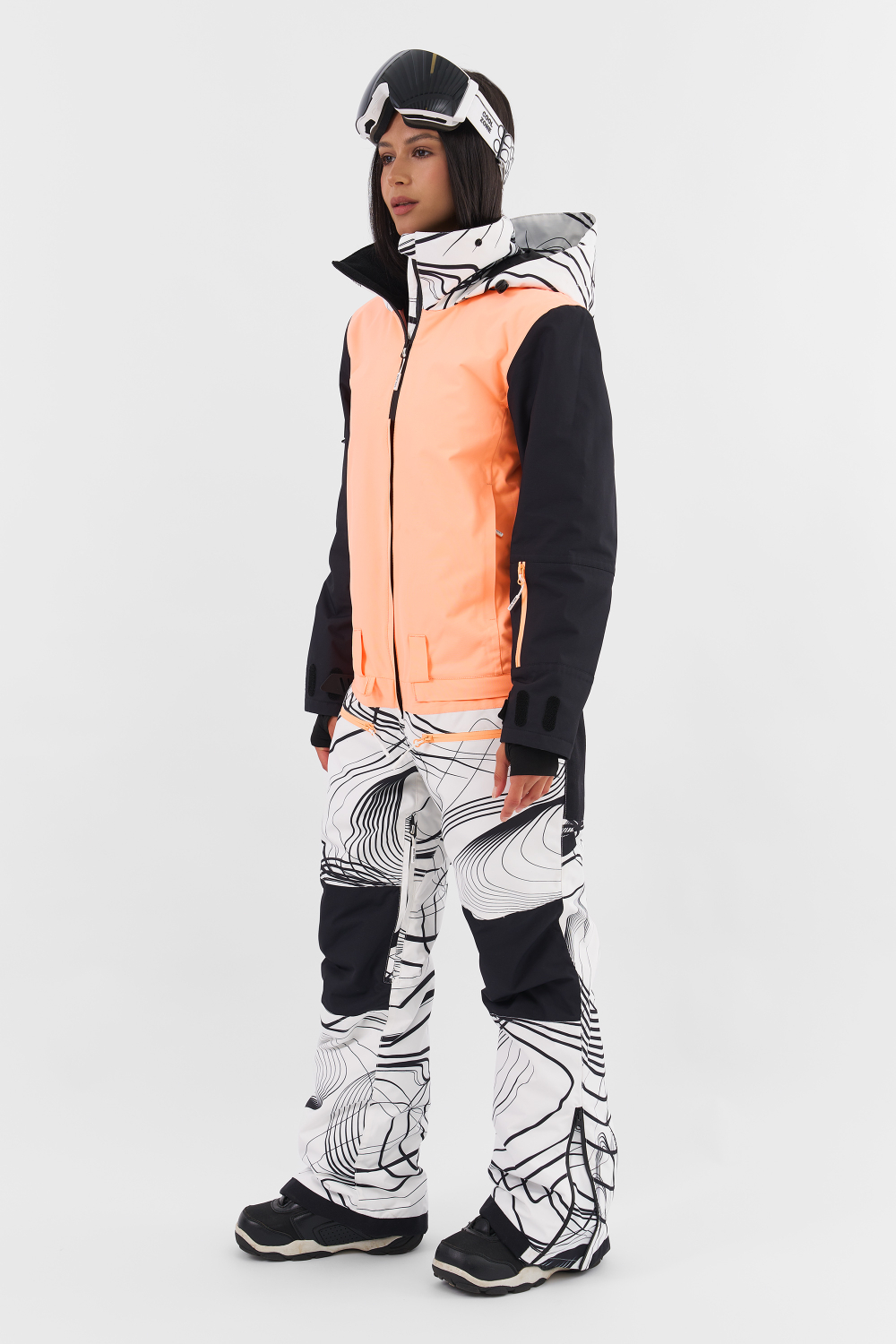 Комбинезон COOLZONE LIMAN линии/неоперсиковый/черный