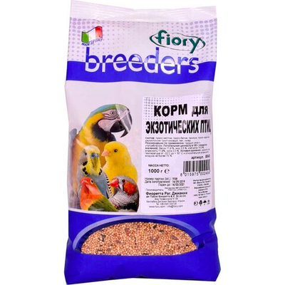 Fiory корм для экзотических птиц Breeders