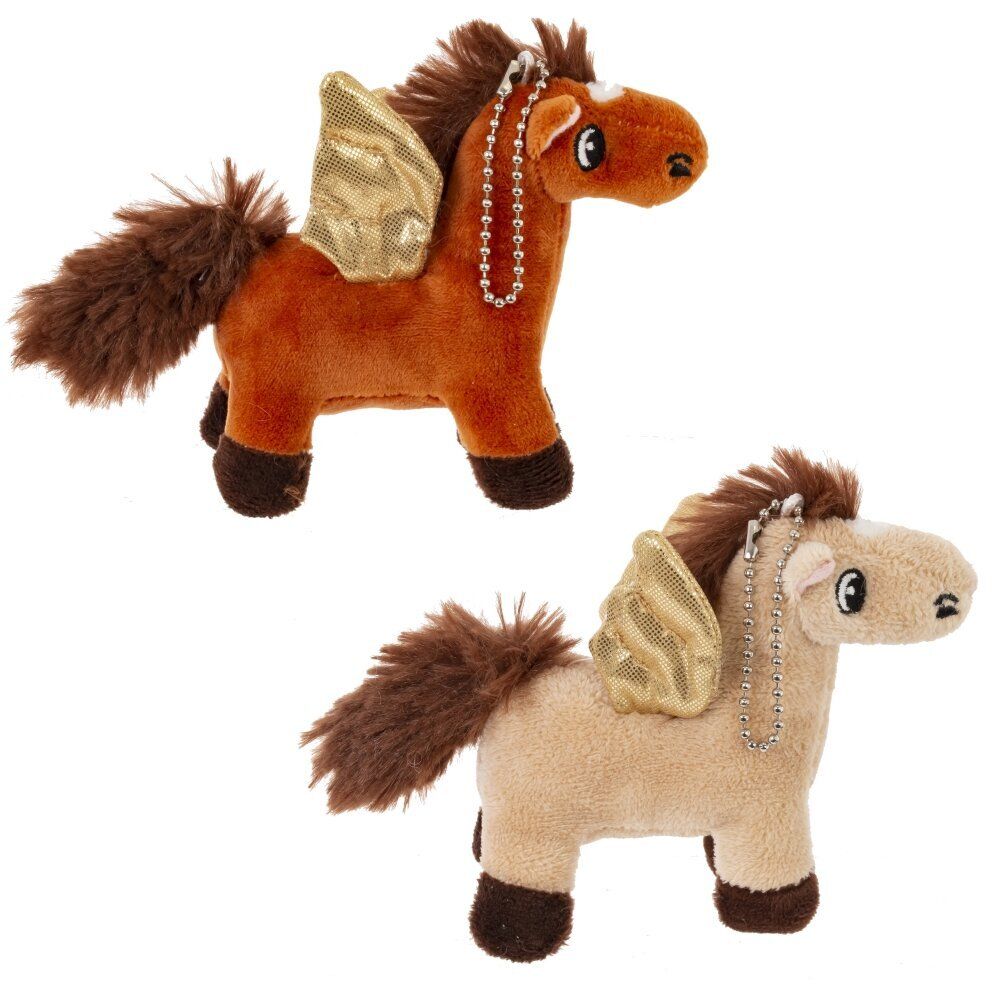 GAEM Игрушка набивная "Лошадка", с цепочкой, L14 W6 H10 см, 2в.