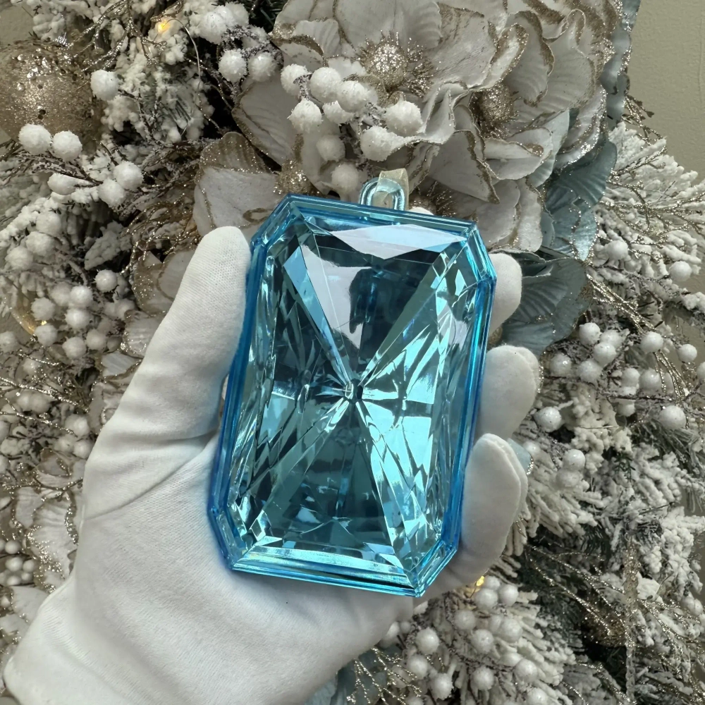 Ёлочное украшение «DIAMOND - Shine» 6,8*3,8*11,4 см, Голубой