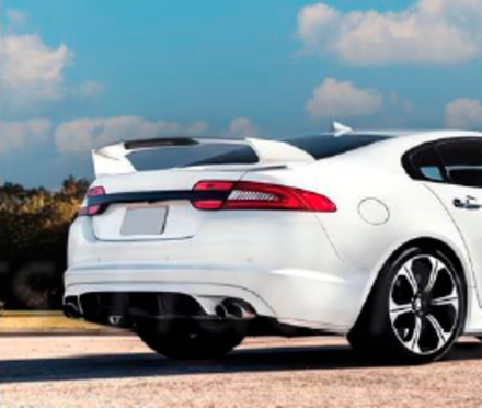 Карбоновый спойлер для Jaguar XF 2008-2015 Ягуар