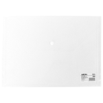 Папка-конверт на кнопке DELI "Aurora", А4, 0,12 мм, прозрачная