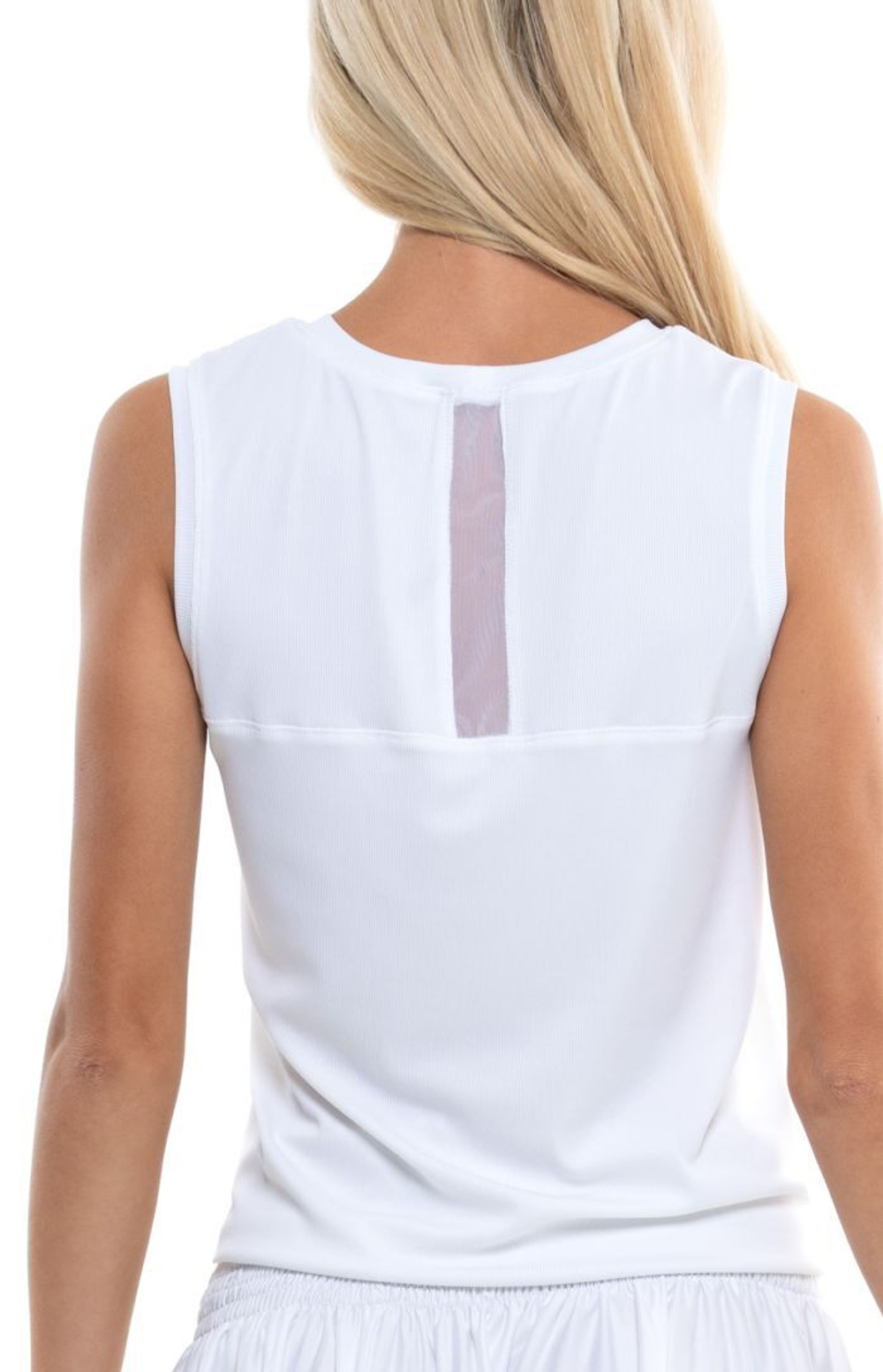 Женский топ теннисный Lucky in Love Core Twist Front Tank Women - white