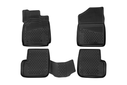 Коврики Standard, 3D в салон для TOYOTA Probox (I), 2002-2014, П.Р. универсал, 4шт. (полиуретан, чёрные) Element.ELEMENT3D02264210