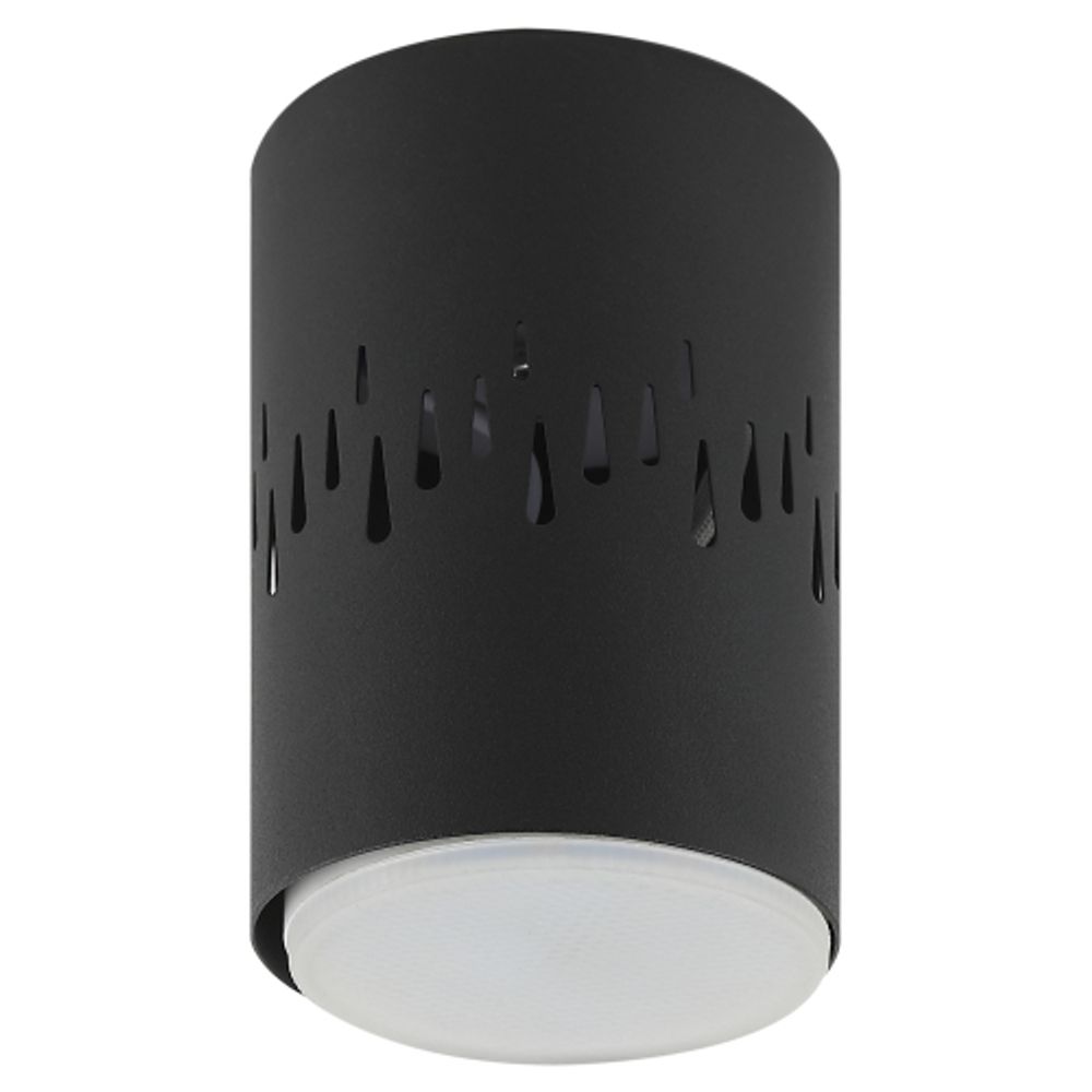 Светильник настенно-потолочный спот ЭРА OL11 LD GX53 BK черный, подсветка 1 W | Накладные светильники