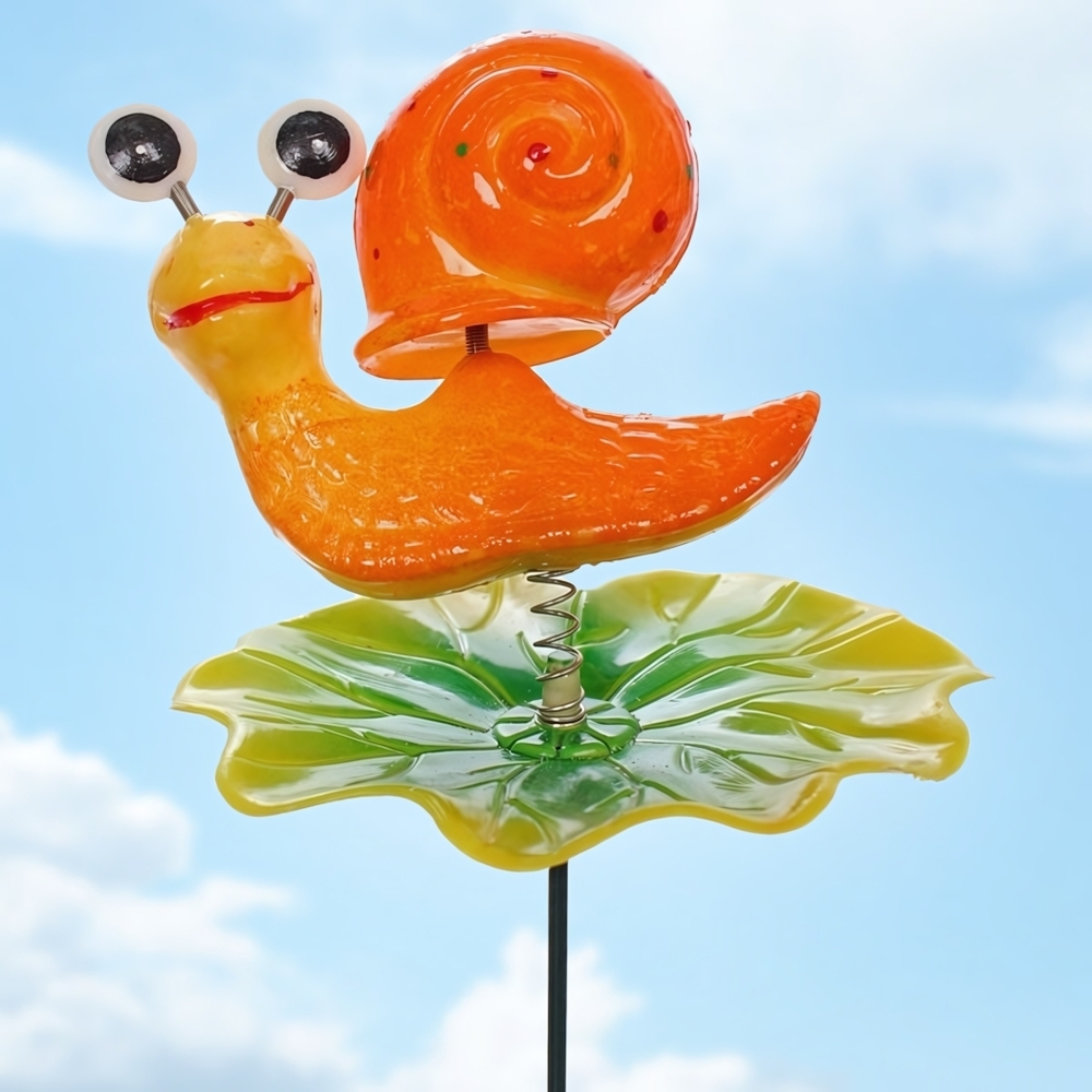 Штекер садовый "Улитка Аврора" 8*10*60см