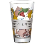 Стакан 400мл высокий «Хэлфи лайфстайл» 7 цветов 28995
